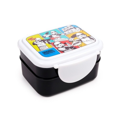 Der Original Stormtrooper Clip Lock Bento Lunchbox-Set mit Besteck