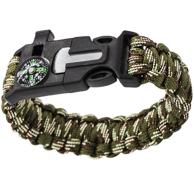 Brățară de Supraviețuire 5-în-1 Camo