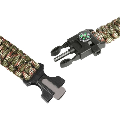 Brățară de Supraviețuire 5-în-1 Camo