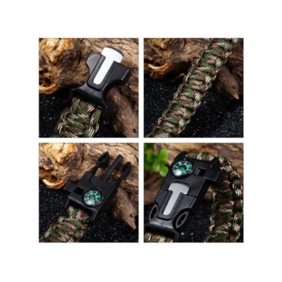 Brățară de Supraviețuire 5-în-1 Camo