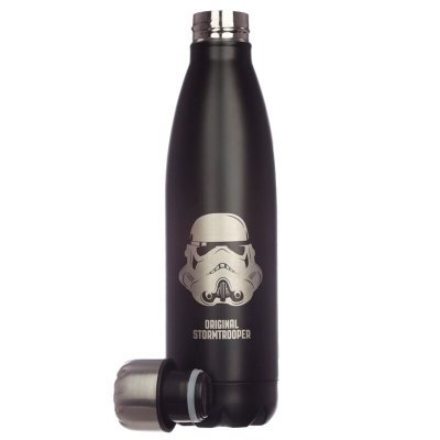 Die original Stormtrooper Heiß- und Kaltgetränkeflasche 500 ml Schwarz