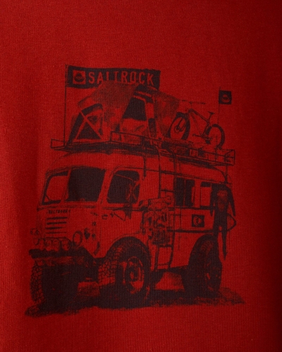 Saltrock Go Anywhere Ανδρικό Ανακυκλωμένο Hoodie Κόκκινο