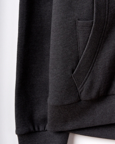 Saltrock Ανδρική Φούτερ Home Run Stitch με Επένδυση Sherpa Γκρι