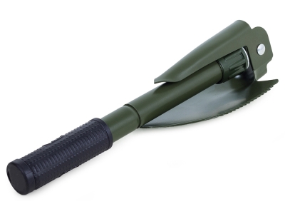 Малка сгъваема лопата с кирка за къмпинг