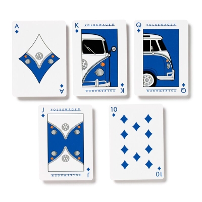 Карти за игра Blue Volkswagen VW T1 Camper Bus