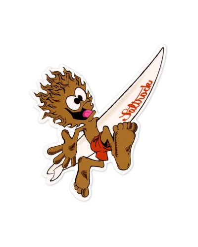 Αυτοκόλλητο Αυτοκινήτου Saltrock Running Man Καφέ