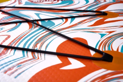 Καθαρός Αέρας All-Round iSUP Coast 10'2 με ρυθμιζόμενο κουπί αλουμινίου 3T και λουρί ασφαλείας (Πορτοκαλί)