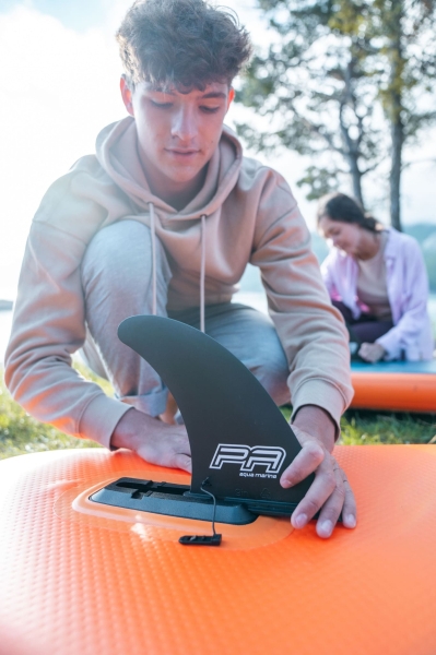 Sup προϊόντα Pure Air All-Round iSUP Coast 10'10" με ρυθμιζόμενο κουπί SUP/KAYAK από αλουμίνιο 4T και λουρί ασφαλείας Minicombo (Πορτοκαλί)