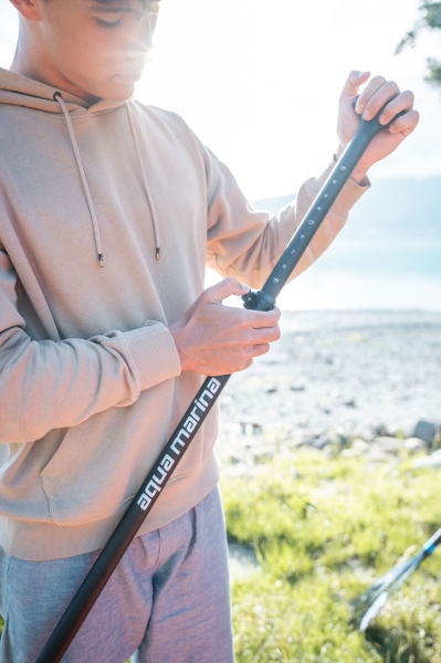 Sup προϊόντα Pure Air All-Round iSUP Coast 10'10" με ρυθμιζόμενο κουπί SUP/KAYAK από αλουμίνιο 4T και λουρί ασφαλείας Minicombo (Πορτοκαλί)