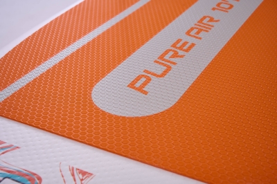 Καθαρός αέρας All-Round iSUP Coast 12'0 με ρυθμιζόμενο αλουμινένιο κουπί SUP/KAYAK 4T και ιμάντα ασφαλείας MiniCombo Πορτοκαλί