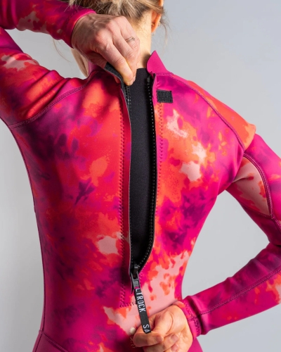 Saltrock Peace Tie Dye Γυναικεία Κοντή Στολή Καταδύσεων Ροζ