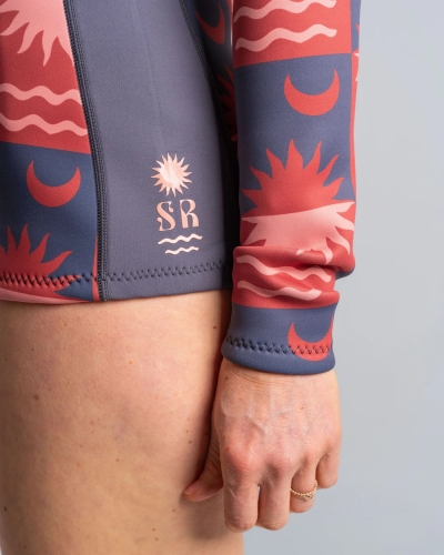 Saltrock Equinox Γυναικεία Μπουφάν Υγρού Στολής Σκούρο Γκρι/Πορτοκαλί