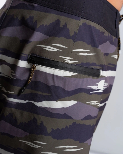 Ανδρικό Μαγιό Βερμούδα Saltrock Camo Stripe Γκρι
