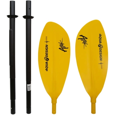 Aquadesign K1 Attak 4 Κουπί Καγιάκ Κίτρινο