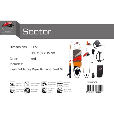 F2 Sector Combo 12'2" SUP