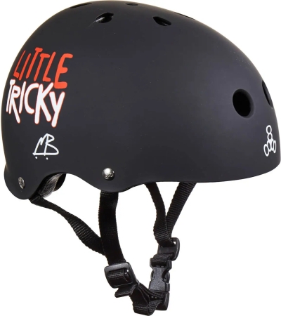 Triple Eight Little Tricky Kids Skateboard Helm 50-56 Schwarz