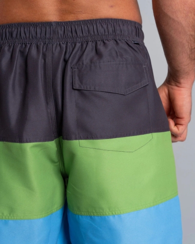 Ανδρικά Μαγιό Saltrock Krave Panel Σκούρο Γκρι