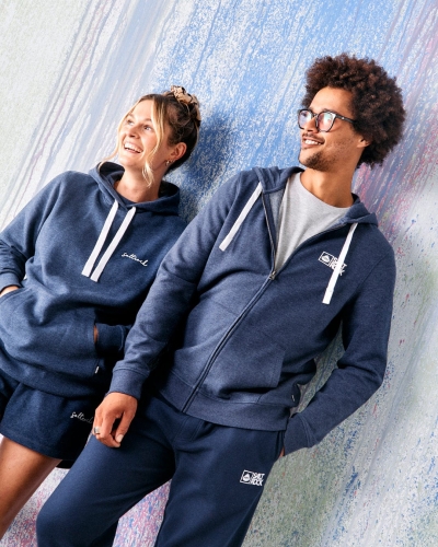 Ανδρική Ζακέτα Saltrock Original με Φερμουάρ Μπλε Marl