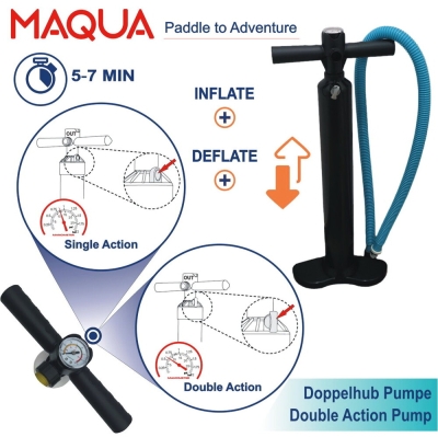 Σετ Kayak Maqua Vision 10'8" Φουσκωτή Σανίδα Κωπηλασίας σε Όρθια Θέση