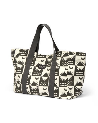 Saltrock Peachy Beach Bag Κρεμ/Πράσινο