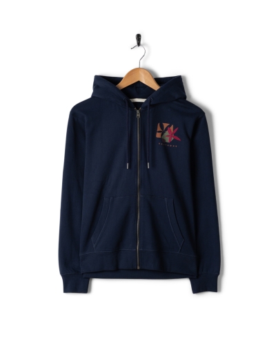 Μπλε Φούτερ Γυναικείο Saltrock Balance Wild με Φερμουάρ