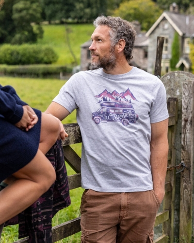 Saltrock Lost Van Ανδρικό Κοντομάνικο Μπλουζάκι Γκρι