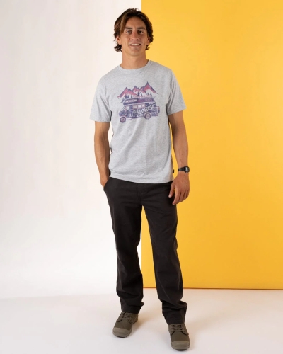 Saltrock Lost Van Ανδρικό Κοντομάνικο Μπλουζάκι Γκρι