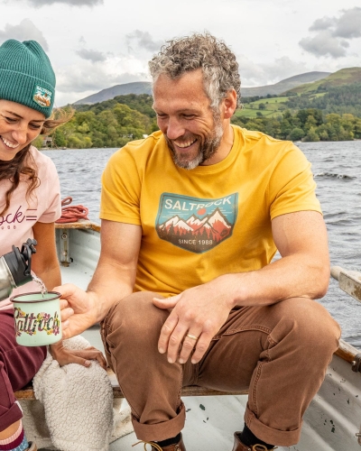 Saltrock Uplands Ανδρικό Κοντομάνικο Κίτρινο T-Shirt