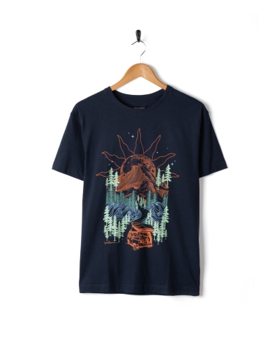 Saltrock Open Road Γυναικείο Φαρδύ Μπλουζάκι Κοντομάνικο Μπλε