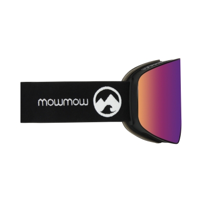 Γυαλί MowMow Stealth M/L Φωτοχρωματικό Μαύρο Πλαίσιο Deep Purple LuxaLens