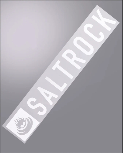 Saltrock Corp Logo Van Aufkleber Weiß