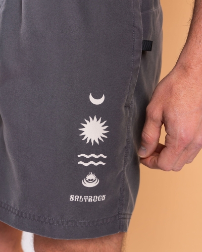 Saltrock Rebalance Herren Badeshorts Dunkelgrau