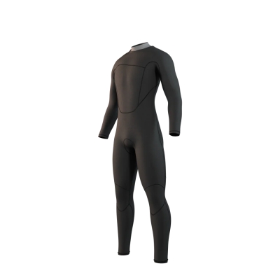 Mystic Brand Fullsuit 3/2mm Fzip Flatlock Negru