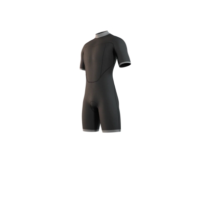 Mystic Brand Shorty 3/2mm Bzip Flatlock Negru