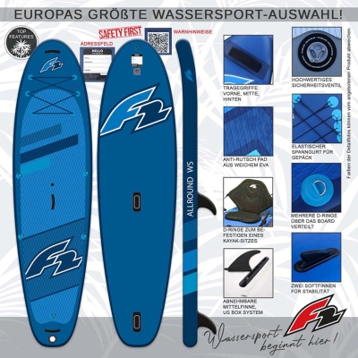 F2 Allround Air WS 11'5 Windsurf SUP