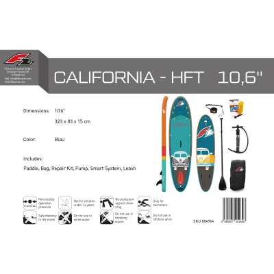 F2 California HFT 10'6" SUP