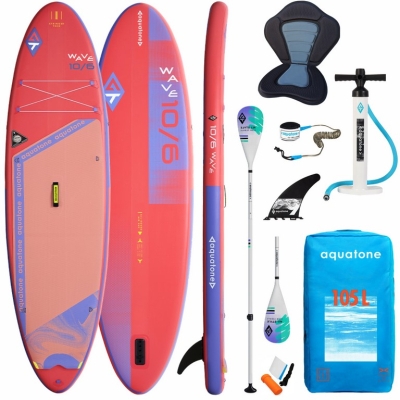 Стендъп падъл борд Aquatone Wave 10'6" каяк комплект