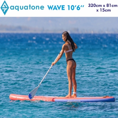 Стендъп падъл борд Aquatone Wave 10'6" каяк комплект