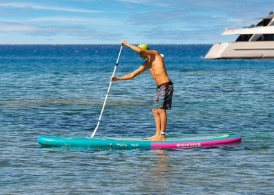 Стендъп падъл борд Aquatone Wave Plus 12'0" каяк комплект