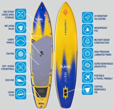 Стендъп падъл борд Aquatone Flame 3.0 Touring 12'6"