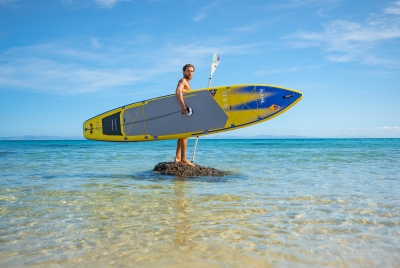 Стендъп падъл борд Aquatone Flame 3.0 Touring 12'6" каяк комплект