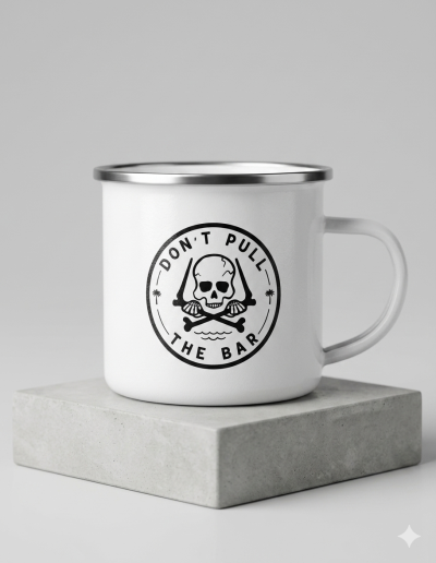 Don't Pull The Bar Enamel Mug