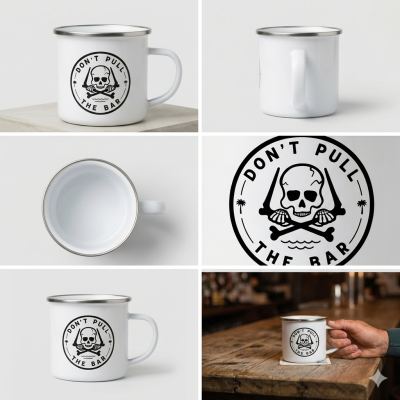 Don't Pull The Bar Enamel Mug
