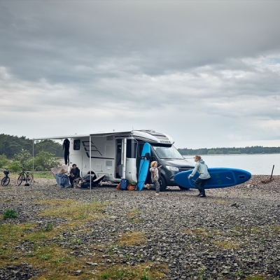 Тента Thule Omnistor 5200 бяла 450 см