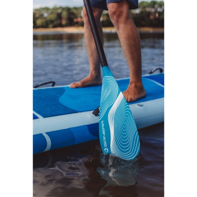 Spinera Performance Fiberglass SUP Paddle Teal Blade