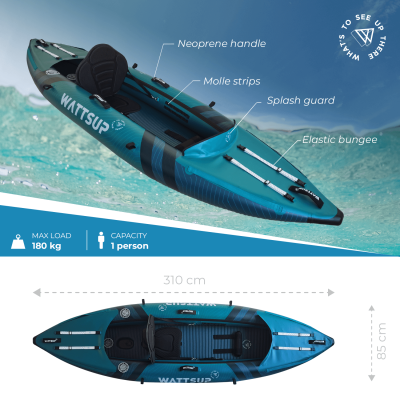 Caiac gonflabil WATTSUP COD 1