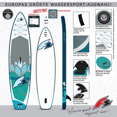 F2 Lotus 10'2" Multiset SUP Blue