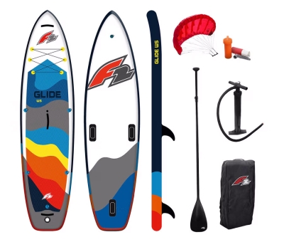 F2 Glide WS Parawing Set 11'7"/3,5m2 Grau/Rot
