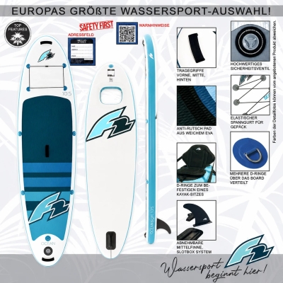 F2 Ocean Sight 10'5" SUP Alb